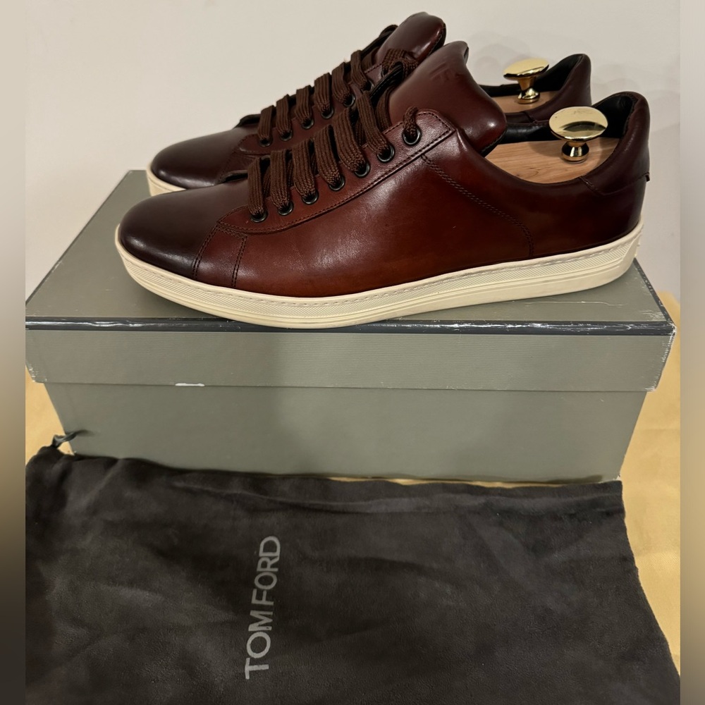 Tom Ford Smooth leather Warwick Sneaker